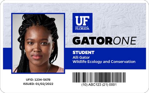 gator one id card.